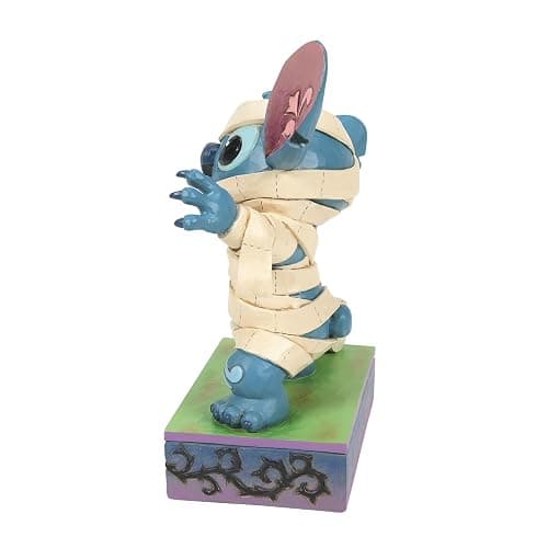 Enesco Disney Traditions Collection by Jim Shore Halloween Lilo and Stitch Mummy Costume Figurine- Stone Resin Hand Painted Crafted Collectible Disney Halloween Stitch Figurines Home Decor, 6.25 Inch thumbnail 5