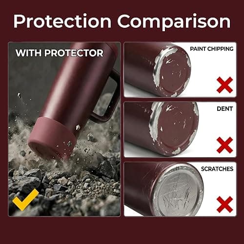 Black Cherry Charm & 2PCS Silicone Boot for Owala 20/24/30/32/40 oz, Perfect Water Bottles Accessories Set Pendant for Owala thumbnail 4