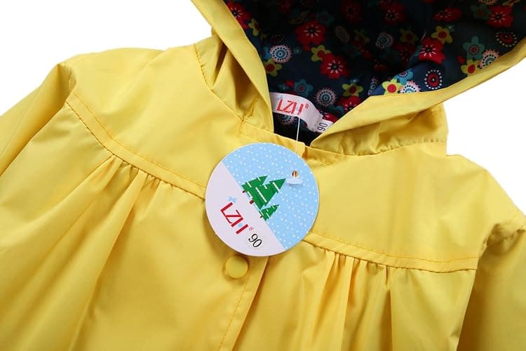 LZH Girl Baby Kid Waterproof Hooded Coat Jacket Outwear Suit Raincoat Hoodies with Pants thumbnail 4