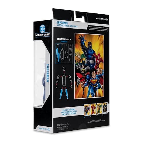 McFarlane Toys - DC Multiverse Superman (Justice League Task Force) 7in Build-A Figure thumbnail 9
