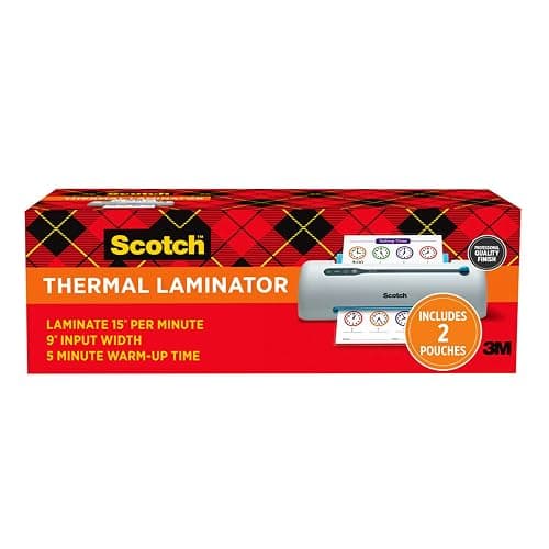 Scotch Thermal Laminator, 2 Roller System for a Professional Finish, Use for Home, Office or School, Suitable for use with Photos (TL906) thumbnail 11