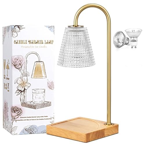 Fenmzee Candle Warmer Lamp with Timer - Inline Control, 4 Way Dimmer, Wax melt Warmer with 2 Blubs thumbnail 8