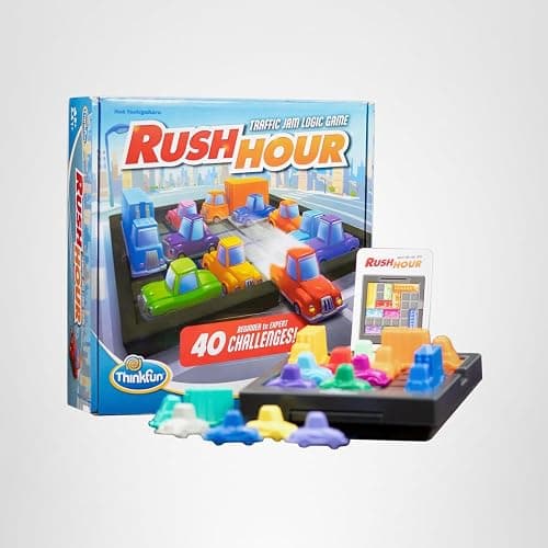 ThinkFun Rush Hour Traffic Jam Logic Game - Engaging STEM Toy for Kids Age 8 and Up - Enhances Reasoning & Planning Skills - MESH Accredited - 20+ Awards - Trusted Worldwide Seller for Over 20 Years thumbnail 8
