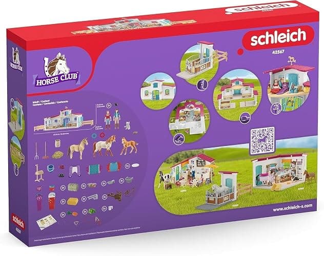 Schleich Horse Club - 115Pc Lakeside Riding Center - Kids Ages 5+ | 42567 | Horse Figurine, Equestrian Toy for Girls 5+, Realistic Horse Toy, Screen-Free Imaginative Pretend Play, Party Gifts thumbnail 10