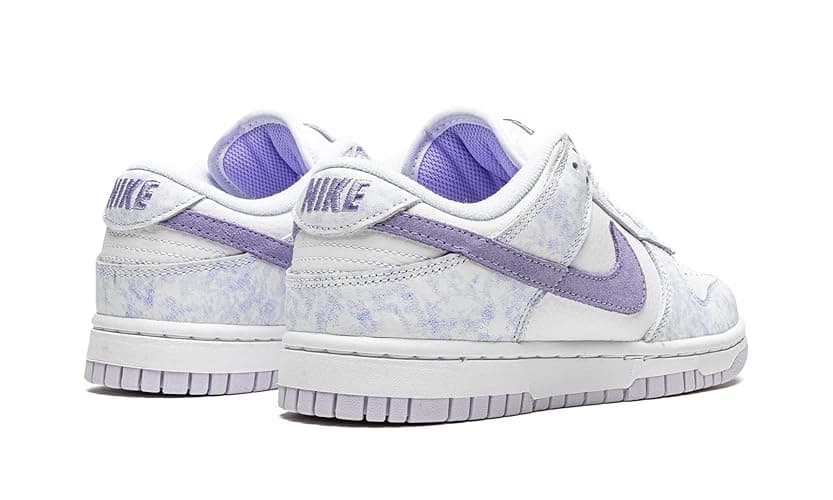 Nike Women's Dunk Low Sneaker - 8.5 - Purple Pulse/White thumbnail 3