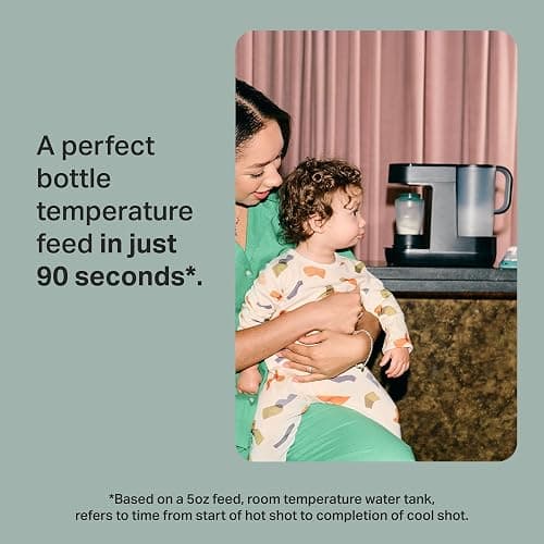 Tommee Tippee Perfect Prep Machine, Baby Bottle Formula Feed Maker with Antibacterial Water Filter, App Support, Day & Night Feed-Friendly Features, Chalk thumbnail 4