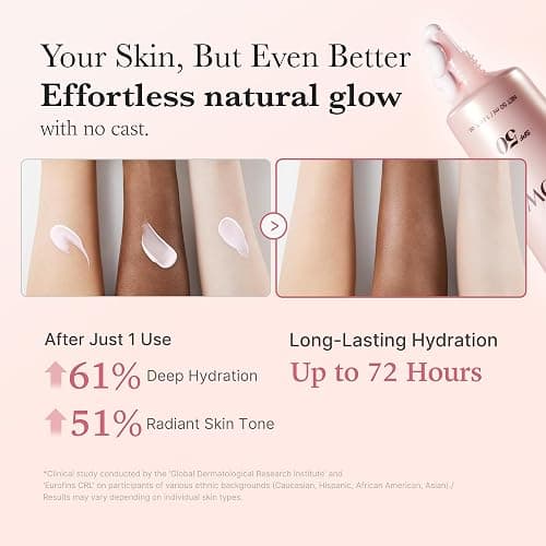 medicube No Cast Just Glow Collagen Sunscreen | SPF 50 Broad Spectrum Face Sunscreen | Lightweight, Non-Sticky, Hydrating Formula | Peptide, Cica for Soothing & Glow | Stocking Stuffers for Women thumbnail 4