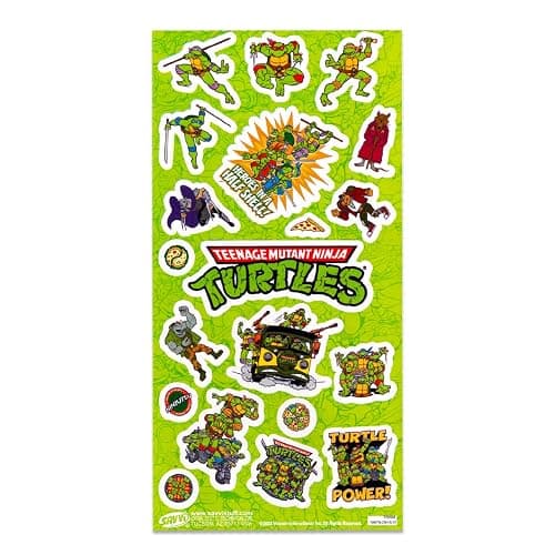 Teenage Mutant Ninja Turtles School Supplies Set - Bundle with 2 Spiral Notebooks, 2 Portfolio Folders, Stickers, More | TMNT School Supplies Set for Boys, Girls, Kids thumbnail 4