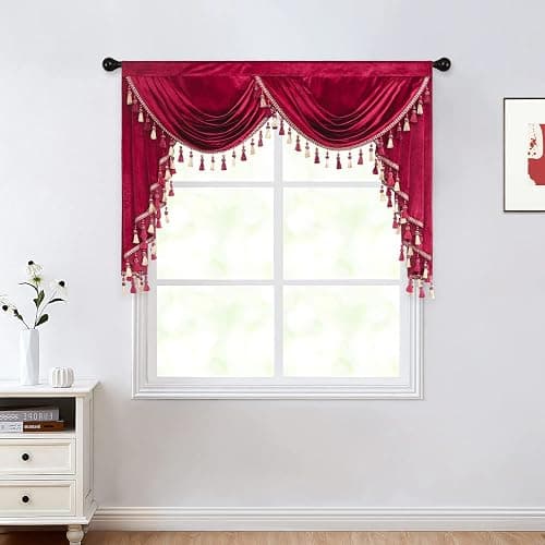 Burgundy Drape thumbnail 3