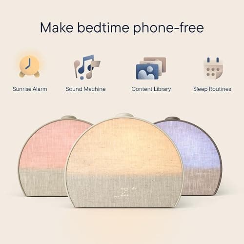 Hatch Restore 3 Sleep System | Sunrise Alarm Clock, Bedside Lamp & Sleep Audio (Cocoa) | Meditations, Podcasts, Sound Baths, Audiobooks thumbnail 2