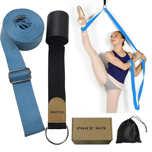 Leg Stretch Band - To Improve Leg Stretching - Easy Install on Door - Perfect Home Equipment For Ballet, Dance And Gymnastic Exercise Flexibility Stretching Strap Foot Stretcher Bands - Image 1