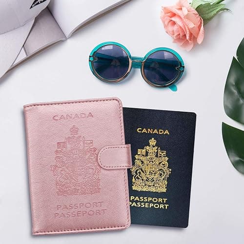 WALNEW RFID Blocking Passport Holder Travel Wallet Cover Case thumbnail 2