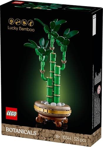 LEGO Botanicals Lucky Bamboo Artificial Plant for Indoor Display - Set for Adults includes a Buildable Pot with a Wood-Effect Plinth for Home Decor - Gift for Her or Him - 10344 thumbnail 5