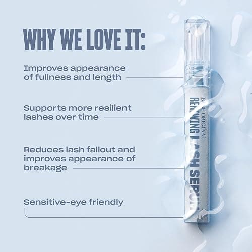 BABE ORIGINAL Renewing Lash Serum – Peptide-Infused Eyelash Serum for Fuller, Longer-Looking Natural Lashes, Lash Enhancing Treatment with Nourishing Botanicals, Vegan & Cruelty-Free Gentle thumbnail 4