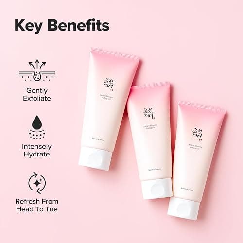 Beauty of Joseon Apricot Blossom Peeling Gel Soft Exfoliating Face and Body Scrub Dead Skin Cells Remover for All Skin Types, Korean Skincare for Men Women, 100ml, 3.38 fl.oz thumbnail 4