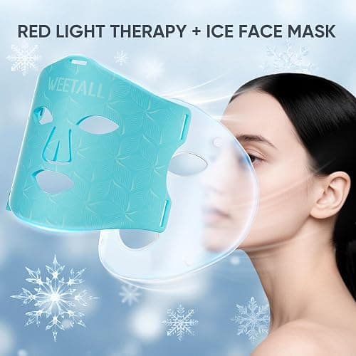 Infrared Red Light Therapy for Face: 4 Light Mode Red Light Therapy with Cooling, Home Use Beauty Equipment for All Skin Types, Christmas Birthday Gifts for Women Mom thumbnail 6