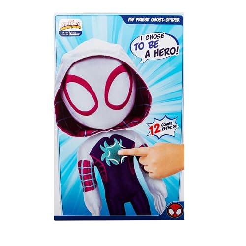 Marvel’s Spidey and His Amazing Friends - My Friend Ghost-Spider 16” Plush with Sounds - Superhero Toys for Kids 3 and Up thumbnail 5