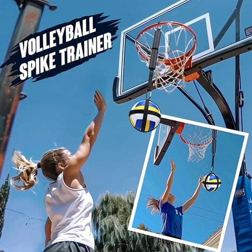 TOBWOLF Volleyball Spike Trainer, Elastic Self-Training Volleyballs Resistance Band, Volleyball Equipment Training Aid Improves Serving, Jumping, Arm Swing Mechanics and Spiking Power thumbnail 7