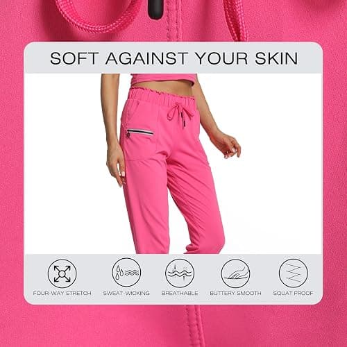 Haowind Joggers, Workout Sport Gym Pants, Yoga Running Pants thumbnail 4