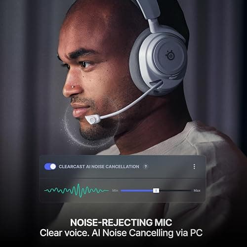 SteelSeries Arctis Nova 7 Wireless Gen 2 Gaming Headset - Real-Time App Control, 50+ HR Play, Neodymium Drivers, Mix 2.4GHz/Bluetooth, PC, PS5, PS4, Switch 1/2, Mobile - White thumbnail 7