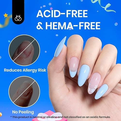 Beetles 15ml Nail Dehydrator and Primer - Acid Free & Hema-Free Natural Prep Dehydrate and Bond Primer for Acrylic Fast Dry Nail Supplies Professional Salons Set - 0-C*15ML Nail Dehydrator and Primer thumbnail 4