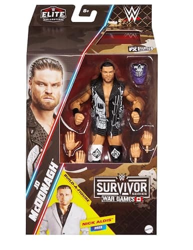 WWE JD McDonaugh Elite Survivor Series 2025 Toy Wrestling Action Figure - Image 1