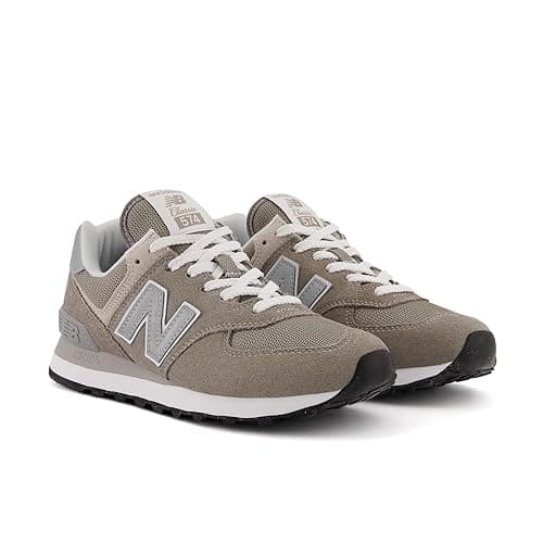 New Balance Women's 574 Core Sneaker - 5 - Grey/White thumbnail 7