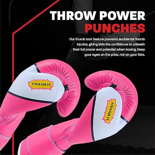 Kids Boxing Gloves for Kids Children Youth Punching Bag Kickboxing Muay Thai Mitts MMA Training Sparring Gloves thumbnail 3