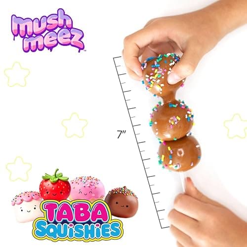 MushMeez Taba Squishy Sweet Friends - 3 Taba Squishies on a Stick - Squish, Squeeze, Great for Stress Relief - Sensory / Fidget Play Food Squishy Toys for Kids and Adults thumbnail 4