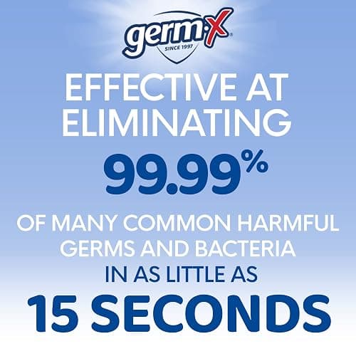 Germ-X Nourish Hand Sanitizer, 2 Fl Oz (Pack of 6), 2-in-1 Moisturizing and Sanitizing Formula with Shea Butter, Vitamin E & Aloe, Non-Greasy, Mini Travel Size for On-The-Go, Fresh Scent thumbnail 2