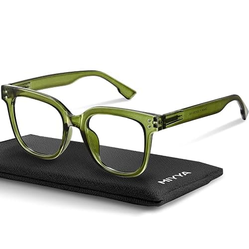 miyya Blue Light Glasses for Women & Men – Oversized UV & Blue Light Blocker Chunky Frames, All-Day Comfort, Stylish Eyewear - Image 1