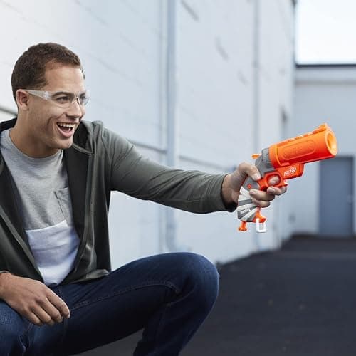 Nerf Fortnite Flare Dart Blaster, Break-Open Dart Loading, Includes 3 Nerf Mega Darts That Whistle Through The Air, Pull-Down Priming Handle thumbnail 7