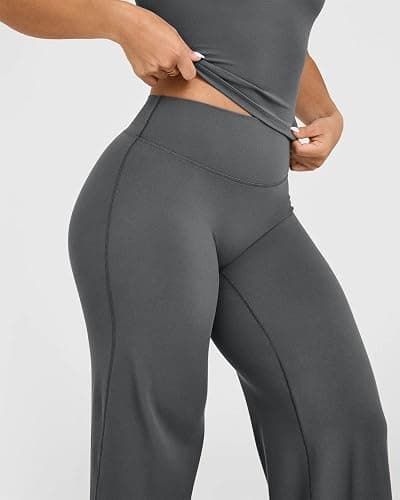 OQQ Yoga Pants Women High Waist Stretch Casual Soft Straight Leg Bottoms thumbnail 3