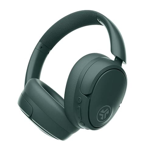 JLab JBuds Lux ANC Wireless Headphones, Sage, Hybrid Active Noise Cancelling, Customizable Sound, Spatial Audio Compatible, Premium Over-Ear Bluetooth Headset - Image 1