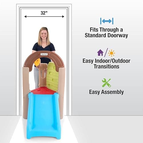 Simplay3 Young Explorers Activity Climber - Indoor or Outdoor Climber and Activity Playset for Toddlers and Kids, Made in USA thumbnail 6