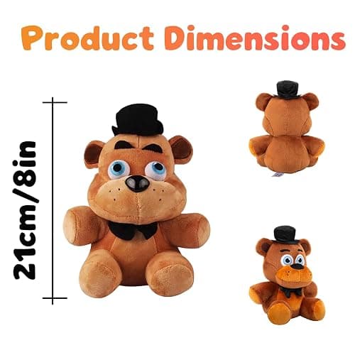 PLIIMONA 4PCS Horror Animal Plush Toys Set, 11 Inch Creepy Cartoon Stuffed Animals, Soft Plush Doll Figures for Fans, Collectible Display Toys, Gift Idea thumbnail 3