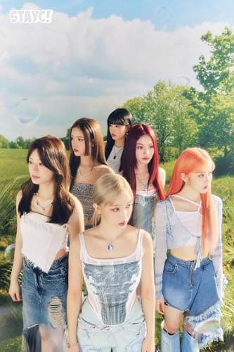 STAYC TEENFRESH 3rd Mini Album CD+POB+Folding poster on pack+Photobook+Comic lyrics book+4cut photo+Photocard+Tattoo sticker+Message card+official fragrance+Tracking Sealed (SET(ARCADE+BUBBLE)) thumbnail 5