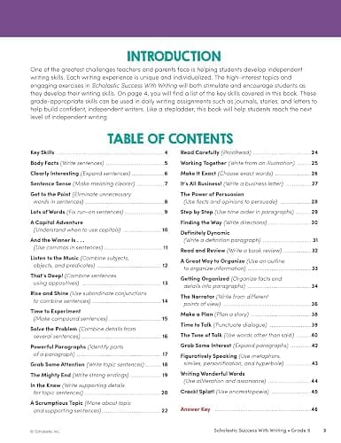 Scholastic Success with Writing Grade 5 Workbook thumbnail 2