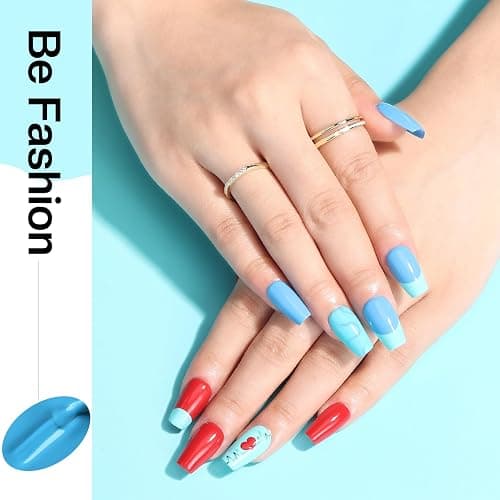 Morovan Bright Nail Polish Set:15 Color Quick Dry Long Lasting Gift Set | 0.27oz Rainbow Toenail Polish Pack Regular Set Fingernail Lacquer Kit Bulk for Women thumbnail 4