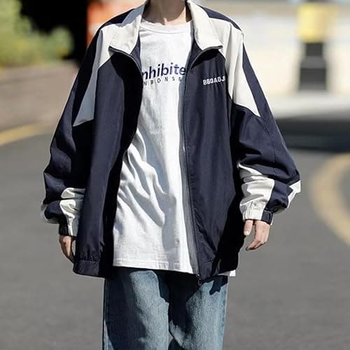 Hesaco Unisex Varsity Jacket, Letter Winter Jackets for Men and Women Streetwear Bomber Coats thumbnail 5
