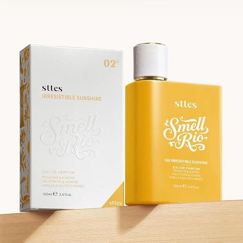 Sttes Perfume 02# (2 Packs) – Irresistible Sunshine – Long-Lasting Vanilla, Salted Caramel & Pistachio Gourmand Eau de Parfum 2×100ml (3.4 fl oz) – Warm Sweet Perfume Gift Set for Women thumbnail 9