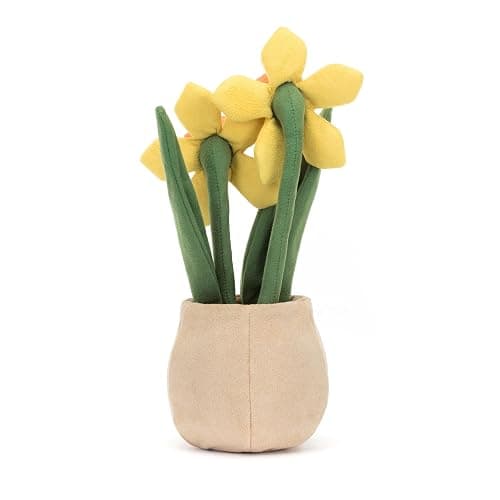 Jellycat Amuseables Daffodil Pot Stuffed Toy, 12 inches - Plant & Flower Plush - Fun Décor & Gift thumbnail 3