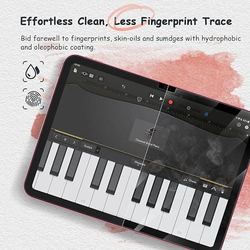 BERSEM 2 Stück Papier Schutzfolie Kompatibel mit iPad (A16) 11./10. Gen (2025/2022) & iPad Air 11 Zoll M4/M3/M2 (2026/2025/2024), Mattes PET Folie zum Zeichnen, Blendschutz, Schreiben wie Papier thumbnail 6