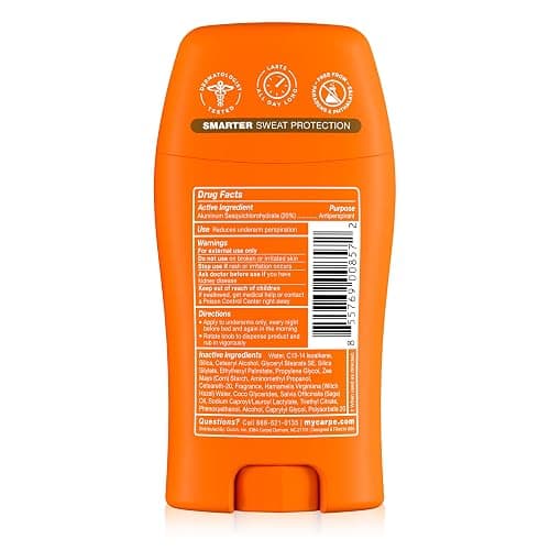 Carpe 100-Hour Antiperspirant Deodorant for Men, Sandalwood - 2 Pack | Dermatologist Tested - 100 Hr Sweat & Odor Control - Free from Baking Soda & Parabens - Clinical Strength Deodorant - 2 Pack thumbnail 10