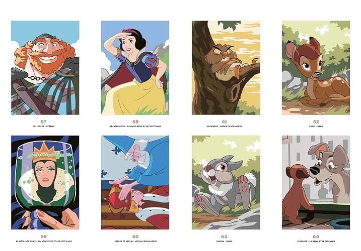 Coloriages mystères Disney - Grands classiques Spécial débutants thumbnail 5