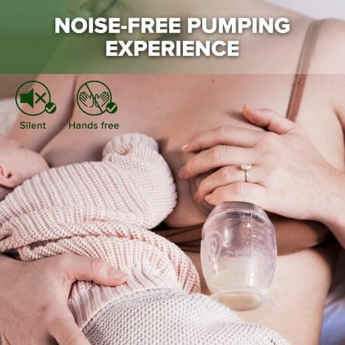haakaa Manual Breast Pump with Suction Base and Silicone lid Set 4oz/100ml thumbnail 6