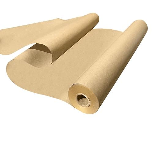 Made in USA Kraft Paper Wide Jumbo Roll 48" x 1200" (100ft) Ideal for Gift Wrapping, Art, Craft, Postal, Packing, Shipping, Floor Protection, Dunnage, Parcel, Table Runner, 100% Recycled Material - Image 1