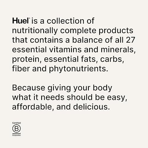Huel Black Edition | Salted Caramel 40g Vegan Protein Powder | Nutritionally Complete Meal | 27 Vitamins and Minerals, Gluten Free | 17 Servings | Scoop not included to reduce plastic - Salted Caramel thumbnail 8