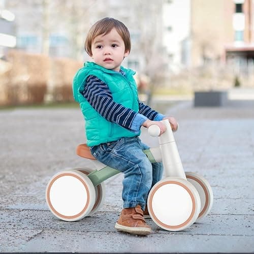 SEREED Baby Balance Bike for 1 Year Old Boys Girls 12-24 Month Toddler Balance Bike, 4 Wheels Toddler First Bike, First Birthday Gifts thumbnail 9