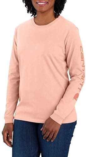 Carhartt Women's Dearborn Loose LS Logo T-Shirt thumbnail 2